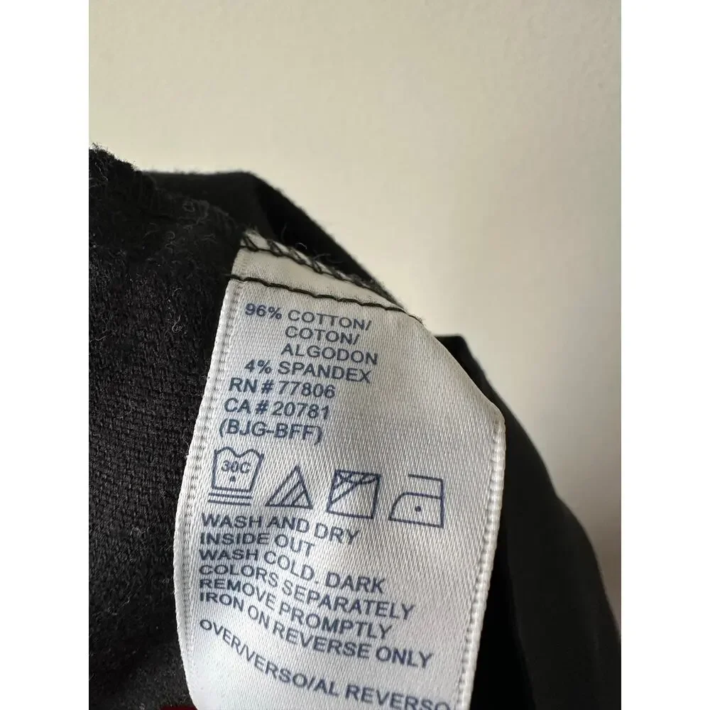 Vintage Y2K Tommy Hilfiger Black Velvet Cargo Pants Size 16 Wide Leg Utility